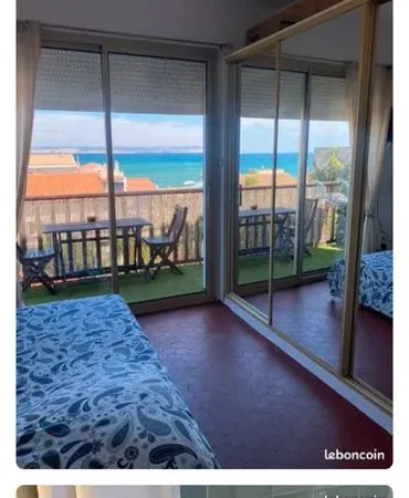 Studio meublé vue mer 