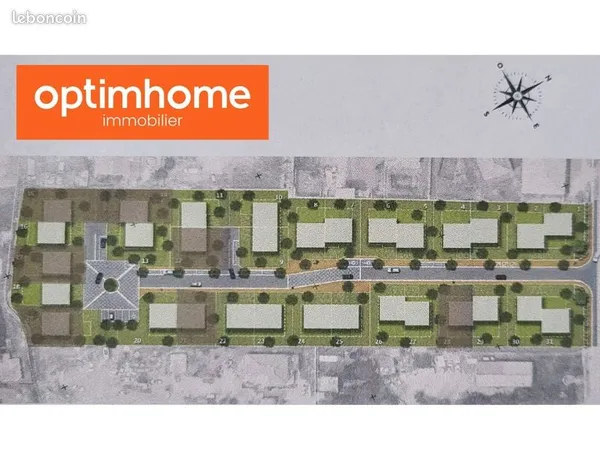 Terrain 323 m² Pia 