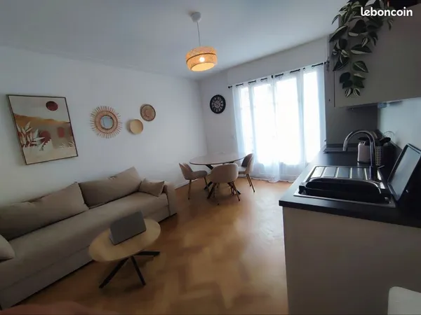 Appartement Meublé 3pieces proche mer 