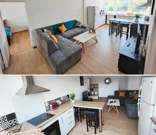 Co location chambre 85 m2 laxou 