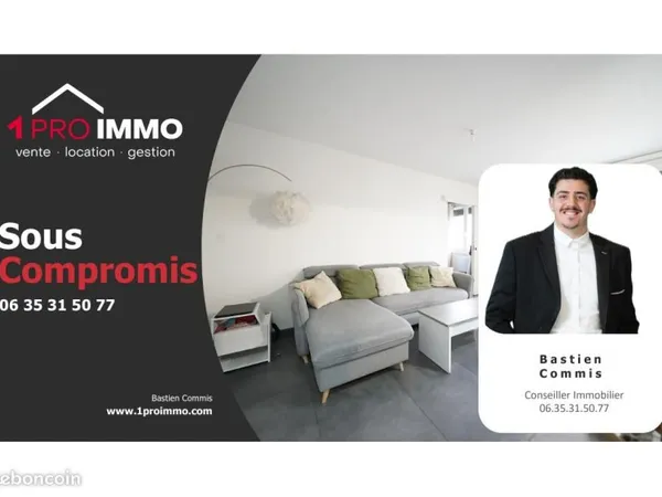 Appartement 2 pièces 39 m²