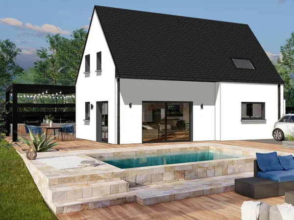 MAISON 4 CHAMBRES - CADEN 
