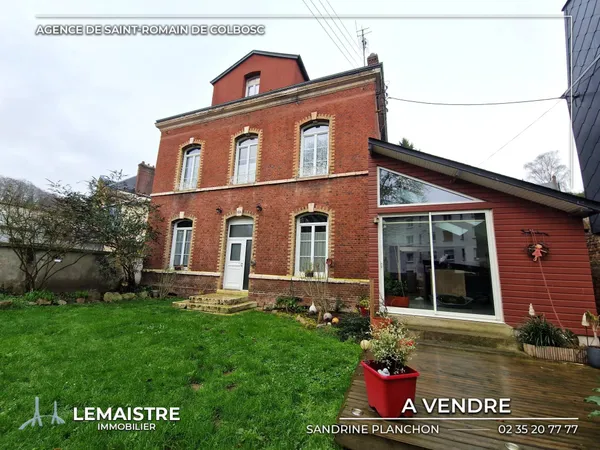 A 2 PAS DU CENTRE DE BOLBEC MAISON DE MAITRE 