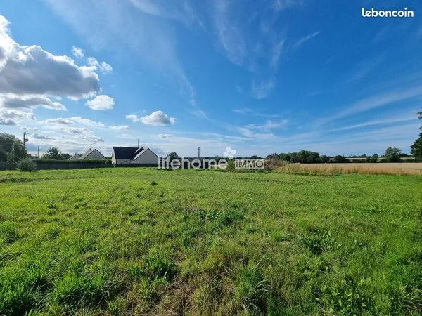 Terrain 1662 m² Juaye-Mondaye 