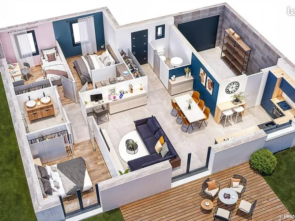 Maison 5 pièces 76 m² 