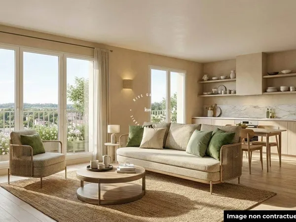 Appartement 2 pièces 43 m² 