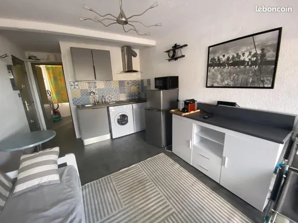 Studio 2 pièces 20 m² 