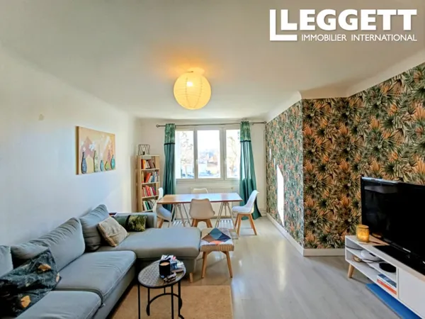 Appartement rénovée Périgueux 3 chambres quartier calme vue dégagée avec jardin et cave 