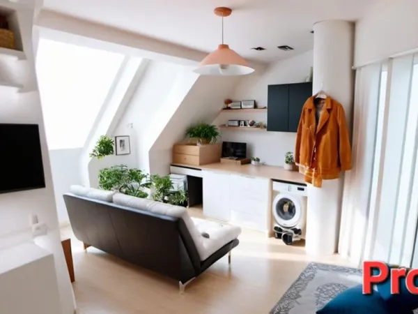 Appartement studio dans bâtiment de caractère 
