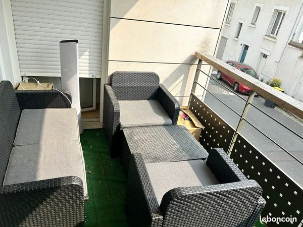 Appartement 2 pièces avec balcon 