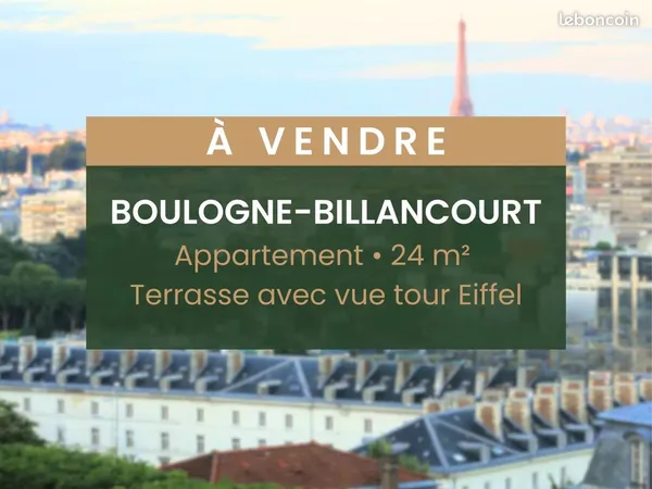 Studio 1 pièce 24 m² 