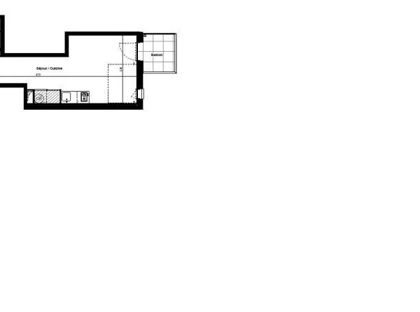 Appartement 1 pièce 25 m² 