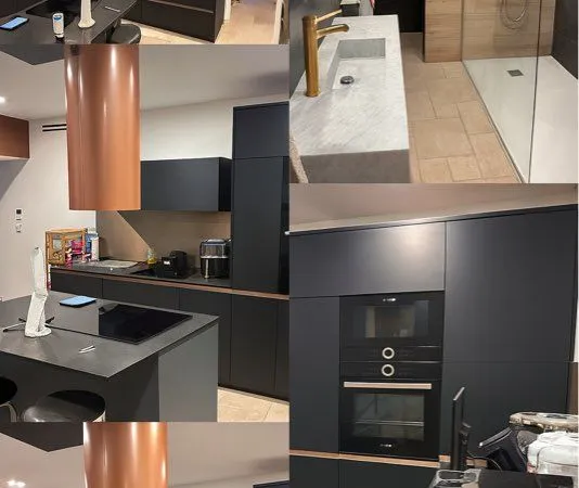 MAISON MITOYENNE 66 m² + 88 m² d'annexes - Terrasse 70 m² - 47 000 de mobilier sur-mesure - 375 