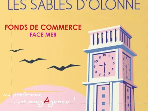 FONDS DE COMMERCE BAR/BRASSERIE FACE MER LES SABLES D'OLONNE 