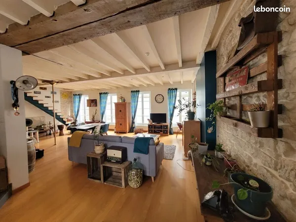 Appartement Duplex + jardin 