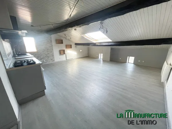 3 PIECES 46,30M2 CARREZ +34,33 M2 HORS CARREZ - DERNIER ETAG 