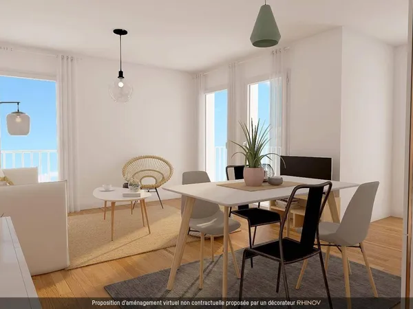 Appartement 3 pièces 67 m² 