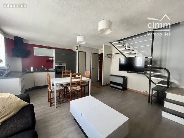 Duplex 3 pièces 53 m² 