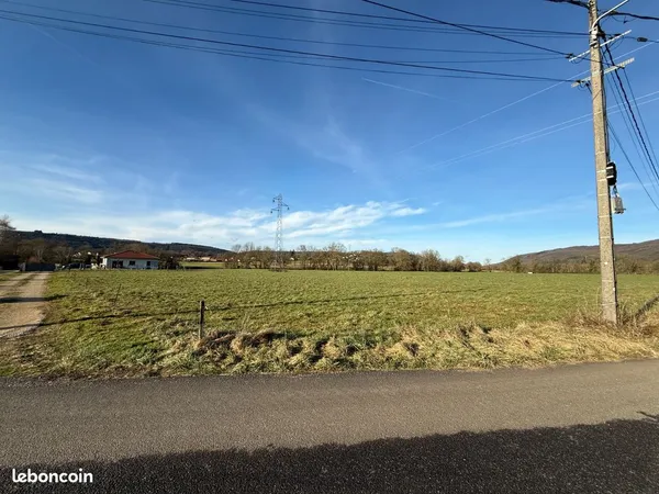 Terrain 1792 m² Simandre-sur-Suran 