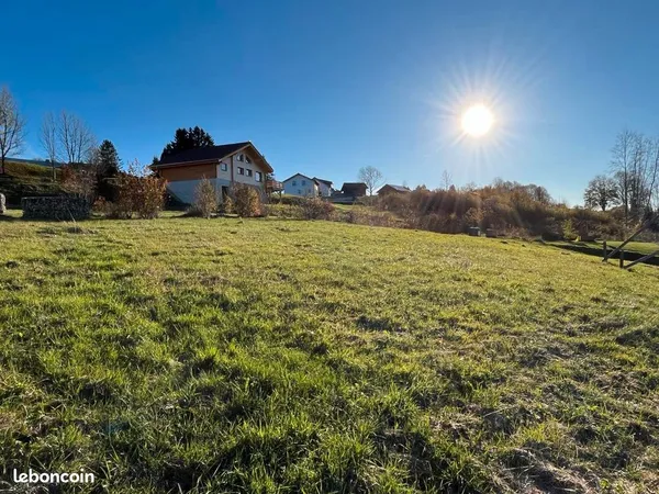 Terrain 703 m² foncine le haut 