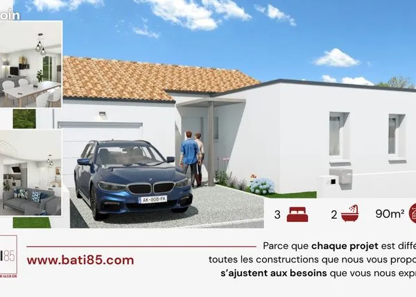 Maison 89 m² 