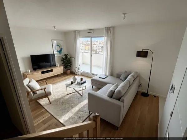 Duplex 4 pièces 80 m² 