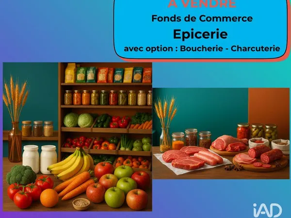 Fonds de commerce 215 m² 