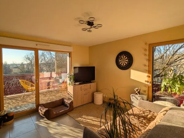 T2 45m²+Terrasse 11m² Entre le parc de Parilly et le bois de Feuilly 