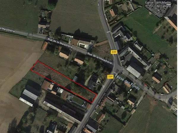 Terrain à vendre - Catigny (60640) 