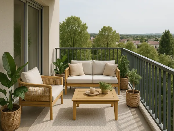 A Deux pas du luxembourg, Neuf, Thionville, T2 + Terrasse 
