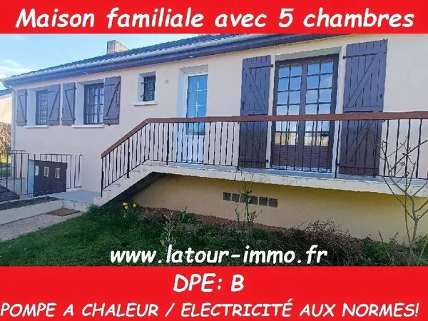 Maison 6 pièces 122 m² 