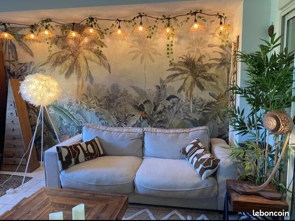 Charmant T2 meublé avec varangue et jardin 