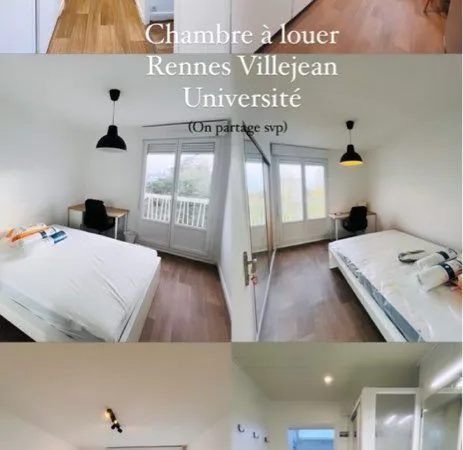 1 chambre en collocation de 3 
