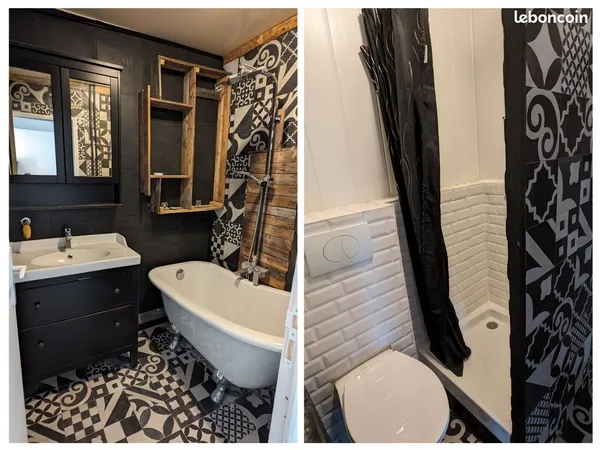 Chambre meublée avec balcon privé - 35 min de Paris (Ligne J) - 499 CC 