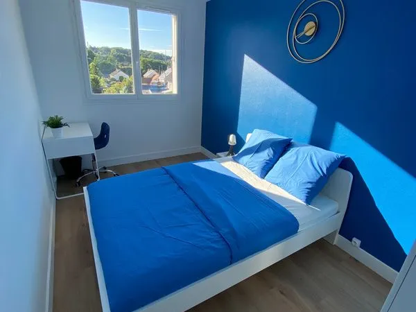 Chambre meublée dans magnifique T5 rénové / Gare Sud 