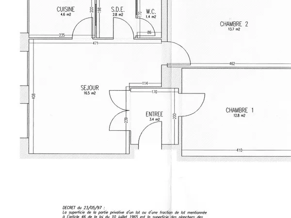 Location appartement T3 