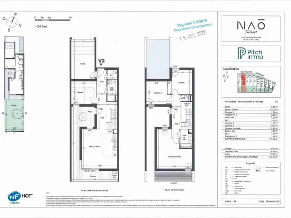 Maison 5 pièces 117 m² 