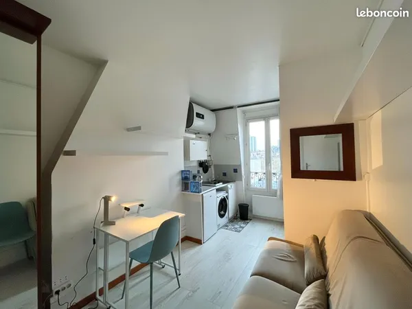 Studio 1 pièce 12 m² 