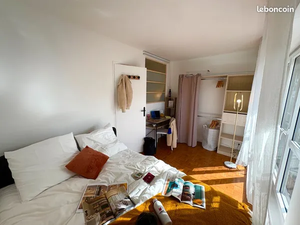 Chambre 1 pièce 18 m² 