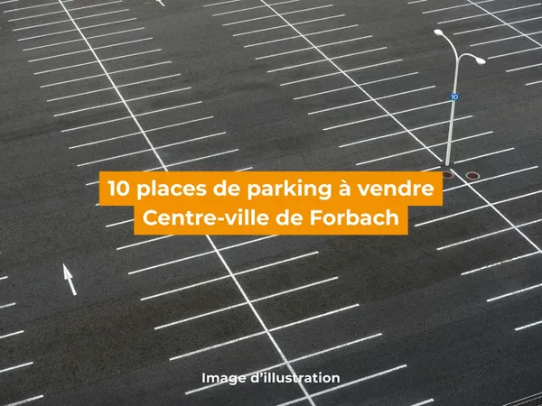 10 places de parking à vendre - Centre-ville de Forbach 