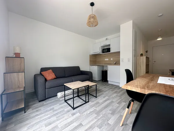 APPARTEMENT T1 NEUF DE 22.26 M² - RESIDENCE GREEN ACADEMY-MEUBLE 