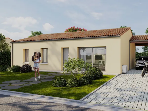 Terrain + maison 93 m² 