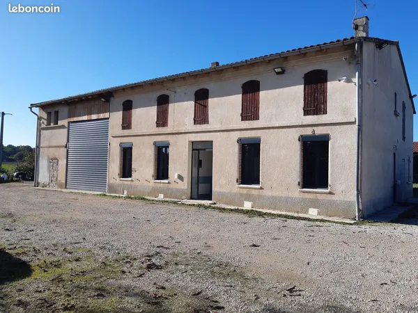 Maison + hangar 