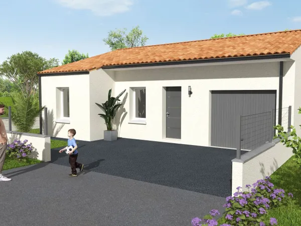 Terrain + maison 72 m² 
