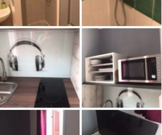 Loue studio meublé -fibre - 20m2 en maison de ville 