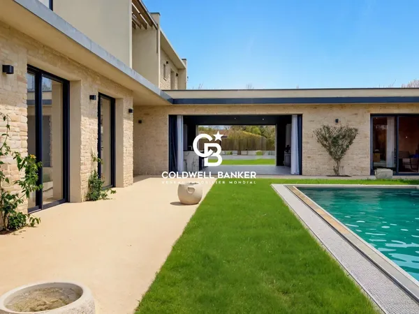 Maison d'architecte neuve avec piscine La Brède 
