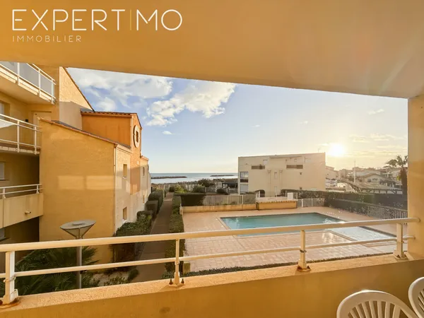 Exclusivité : superbe appartement T2 avec balcon vue mer 