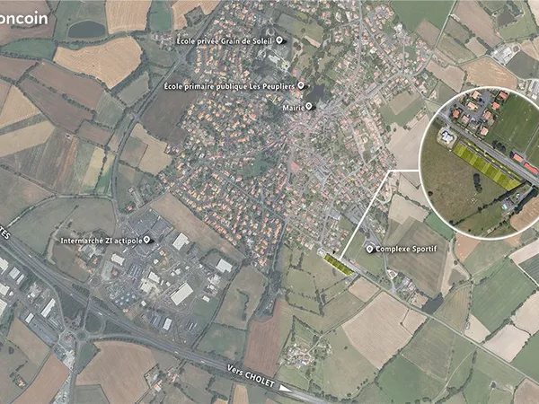Terrain 266 m² Sevremoine 