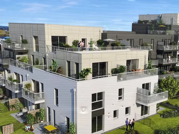 VANNES LOC MEUBLÉE GARE 5 mms ROOF TOP 120m plein sud à la semaine 4 chambres 