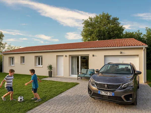 Maison 103 m² avec terrain à CELLES-SUR-DUROLLE (63) 